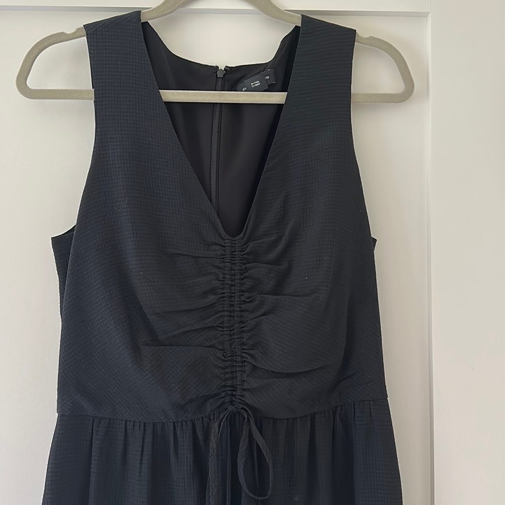 Club Monaco black silk jumpsuit size 8